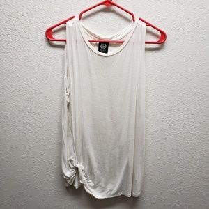 White Muscle Tank K37